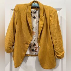 Jules & Leopold Mustard Blazer